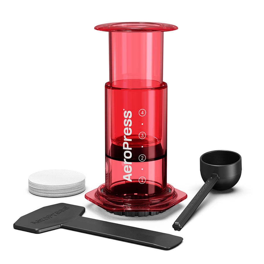 Cafetière AeroPress Clear Coffee Maker, comprenant 100 filtres 