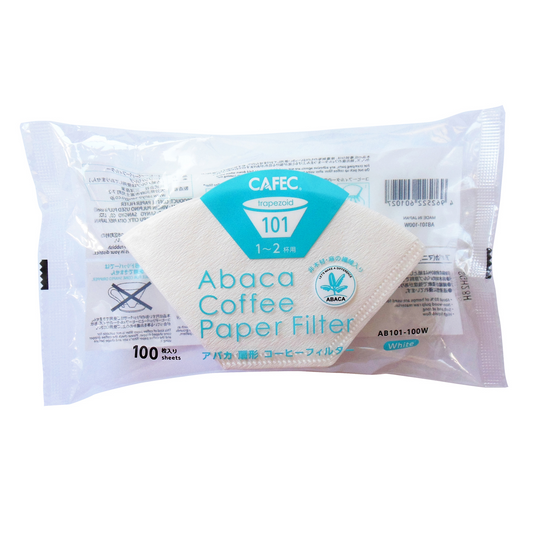 Cafec Abaca Filterpapier 101, 100 Stück