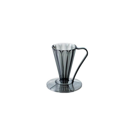 CAFEC Handfilter Flower Dripper Deep 27 - Made in Japan Clear Black