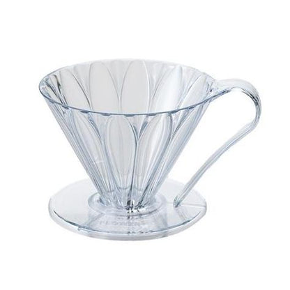 CAFEC Handfilter Flower Dripper Tritan - Made in Japan Clear