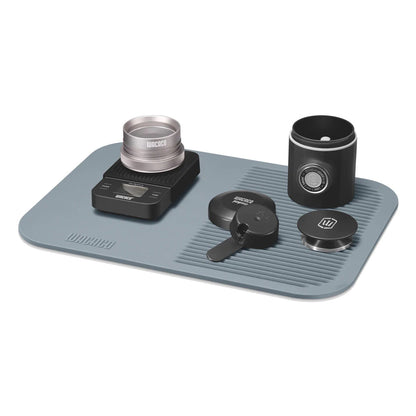 Wacaco Coffee Mat Silikonmatte groß, mit Wacaco Picopresso und Exagram Waage