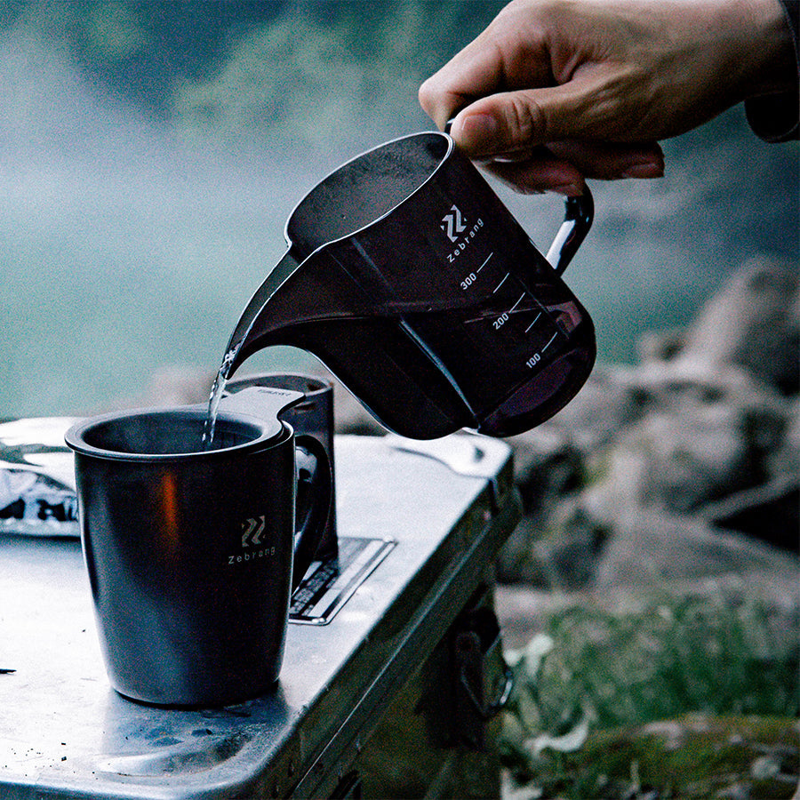 Zebrang Outdoor Measure Drip Pot Messbecher für unterwegs